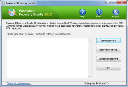 A handy toolkit to recover all your lost or forgotten passwords in an easy way.