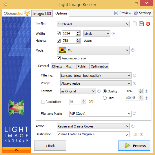 instal Light Image Resizer 6.1.8.0 free