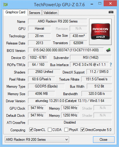 GPU-Z 2.55.0 instaling
