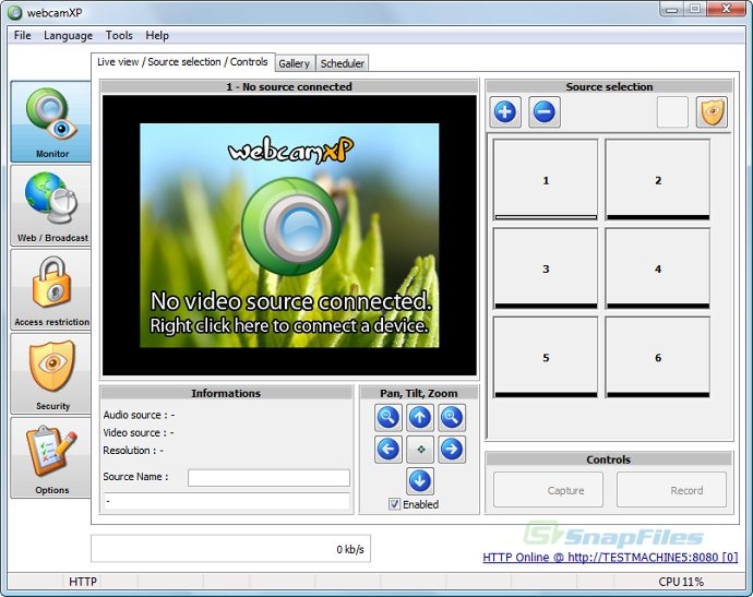 webcamXP 5.9.8.7 | Video Surveillance Software