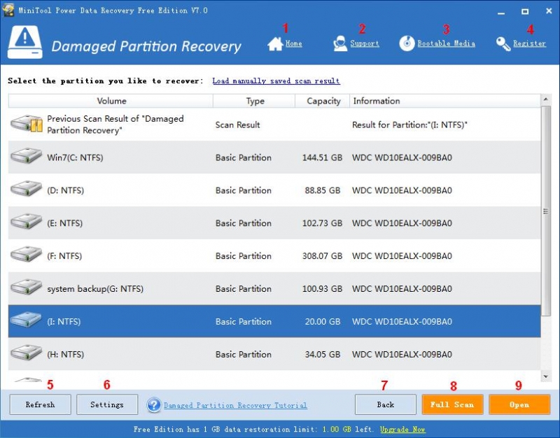 damaged partition recovery free