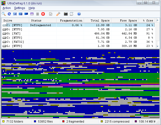 UltraDefrag 6.1.0 | Defragmentation Software