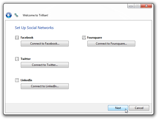 Set Up Social Networks