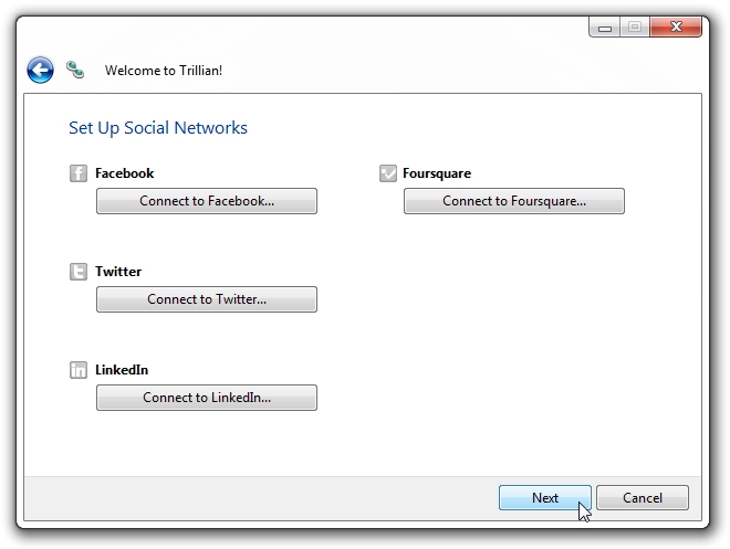 Set Up Social Networks