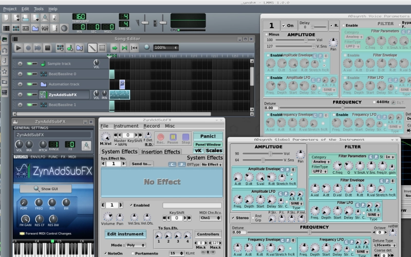 LMMS with Zynaddsubfx