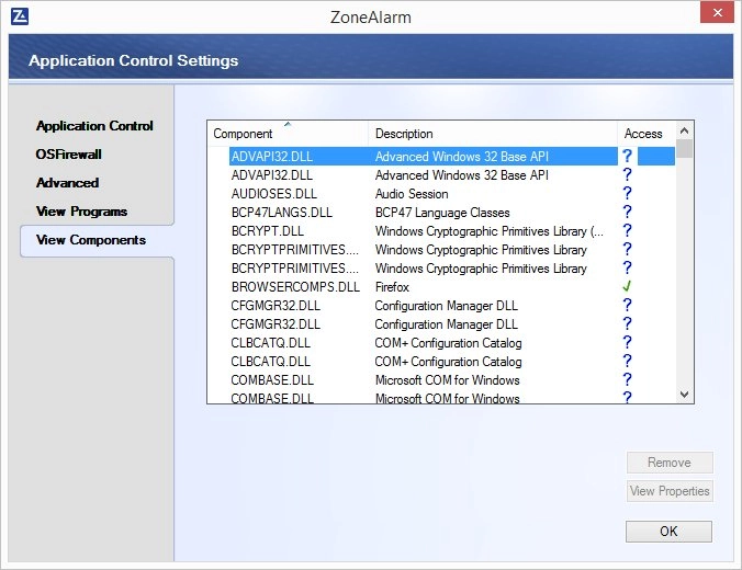 Component Control