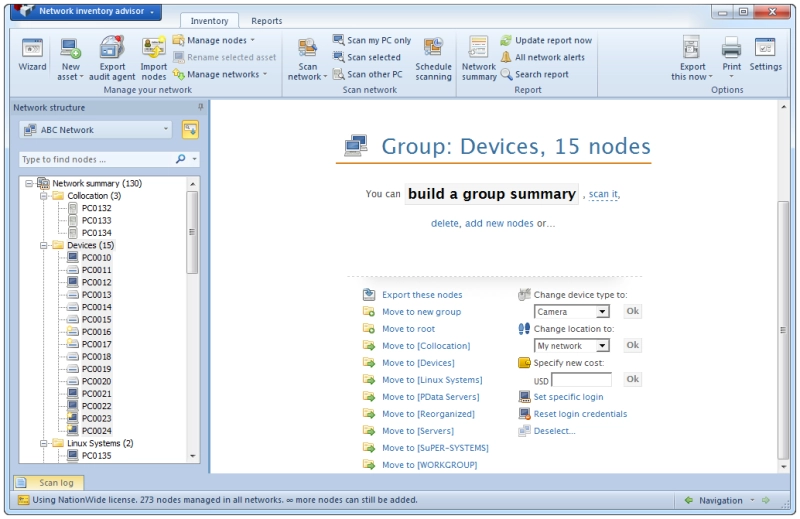 Advanced network management