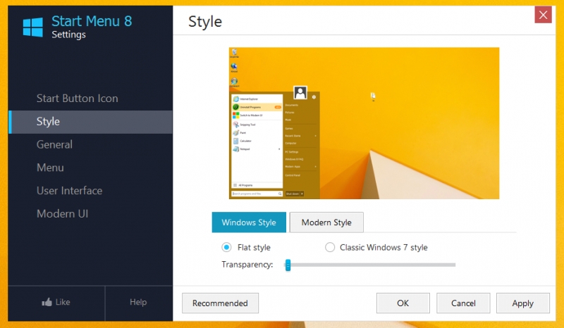 Start Menu 7 Pro