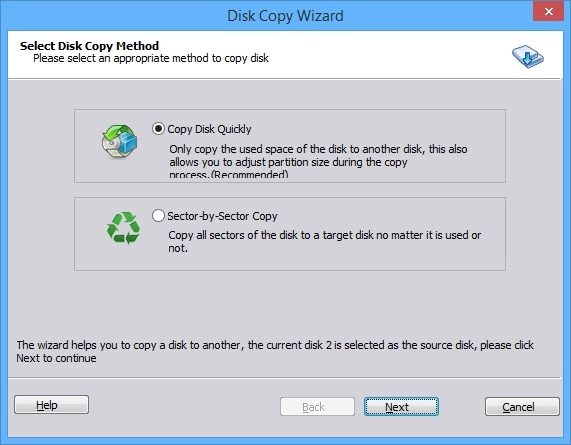 Disk Copy Wizard