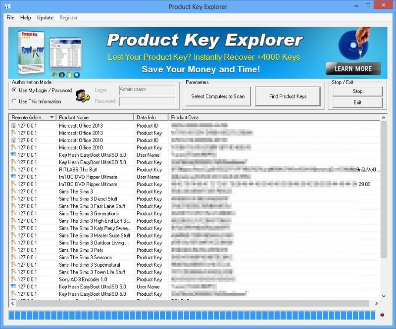 Product Key Explorer 4.3.3 | Product Key Finders