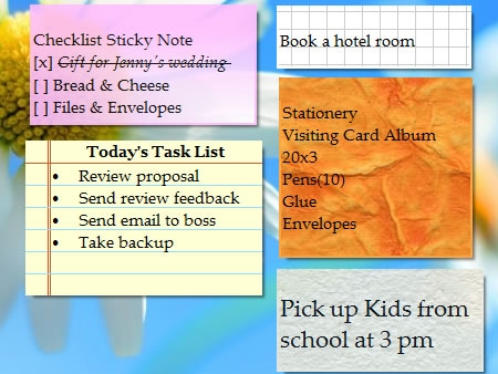Sticky Notes with Skins