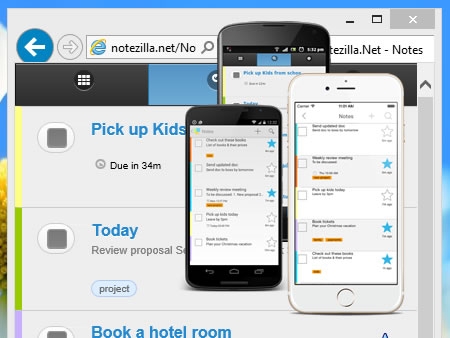 Access sticky notes from your phone