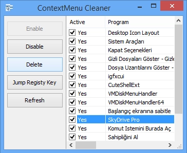 Clean the Right-Click Menu