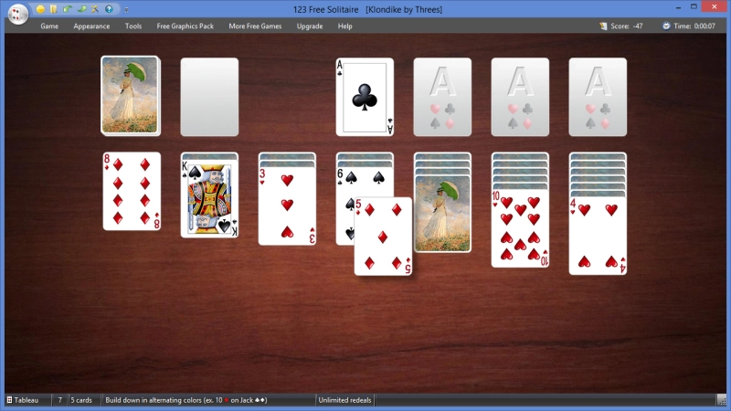 Klondike by Threes solitaire