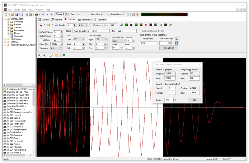 Sample editor