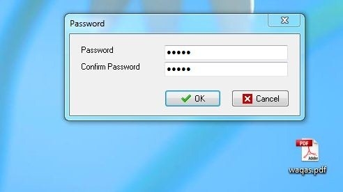 Enter password to open file