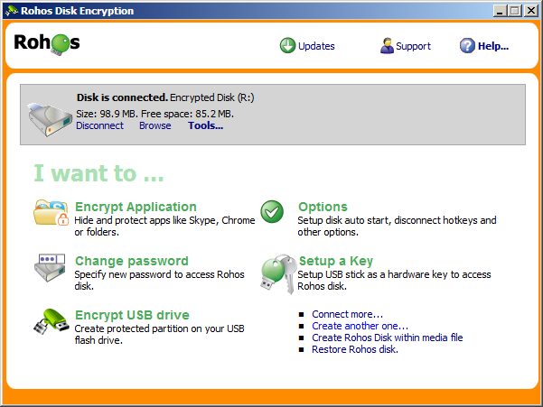 instal the new Rohos Disk Encryption 3.3