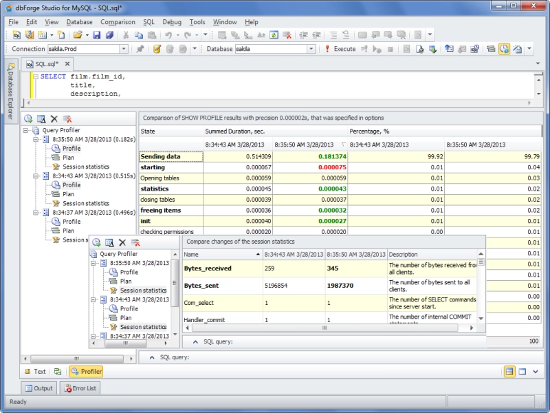 Query Profiler