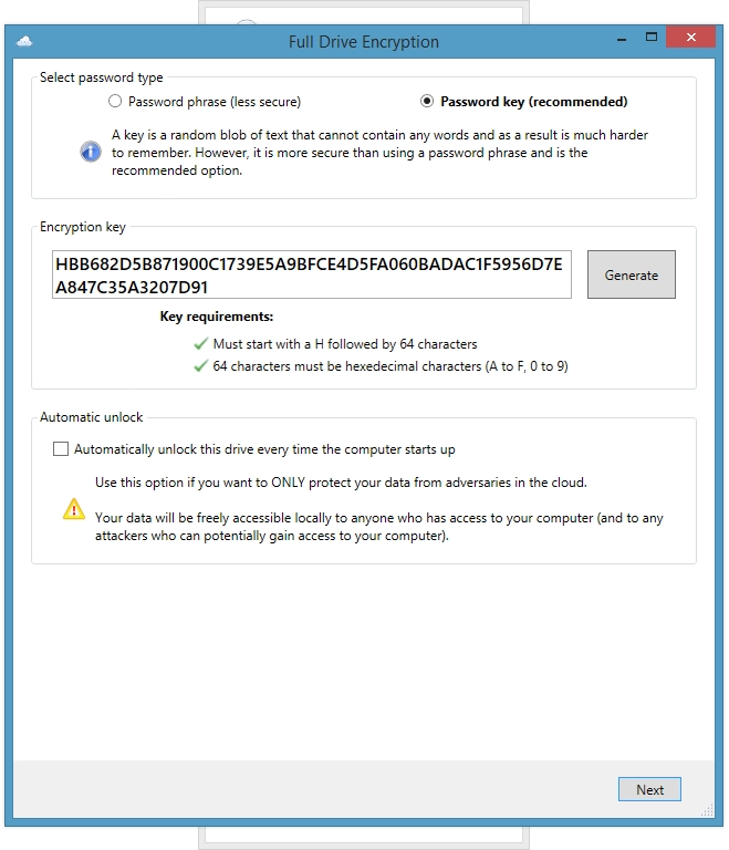 Full Drive Encryption