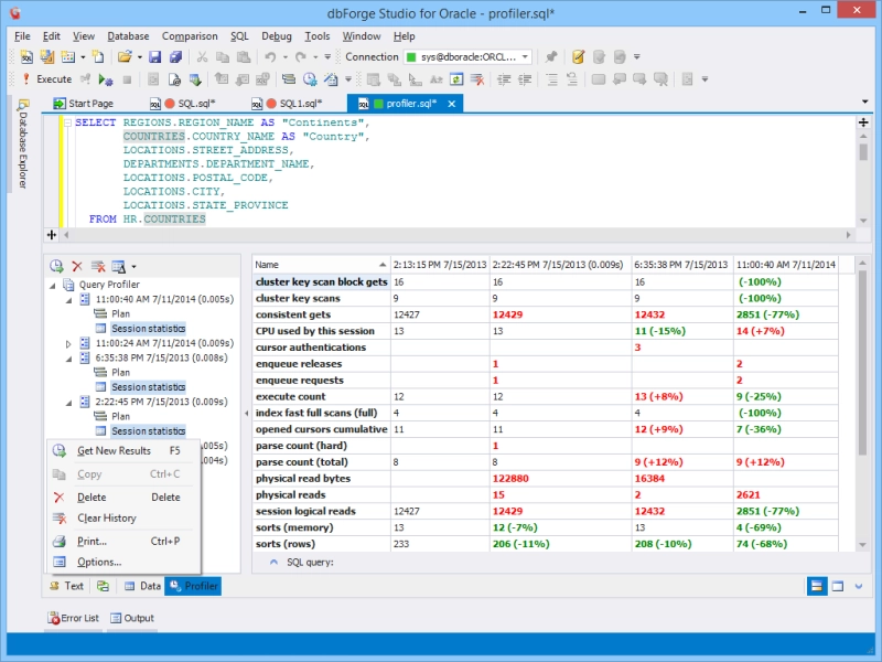 Query Profiler