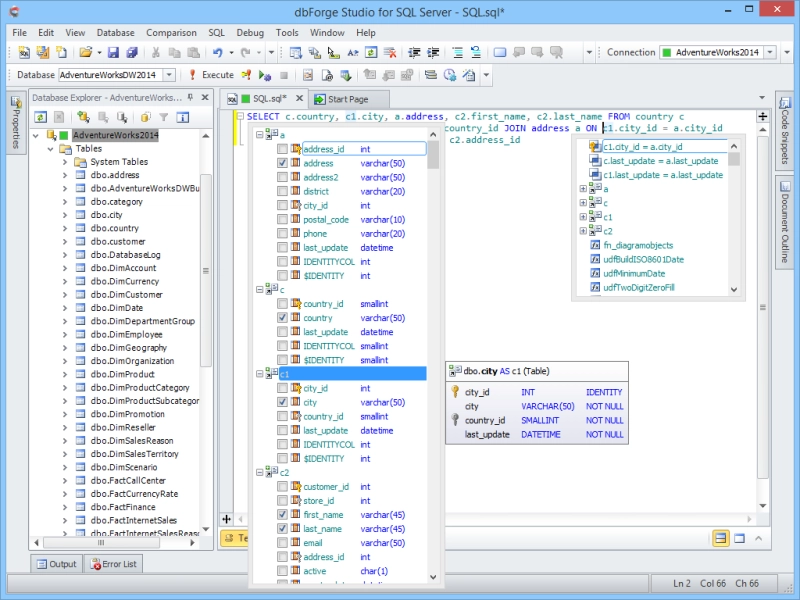 SQL Coding Assistance