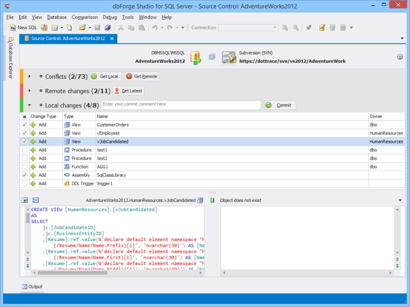 SQL Source Control