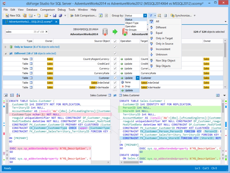 Schema Compare