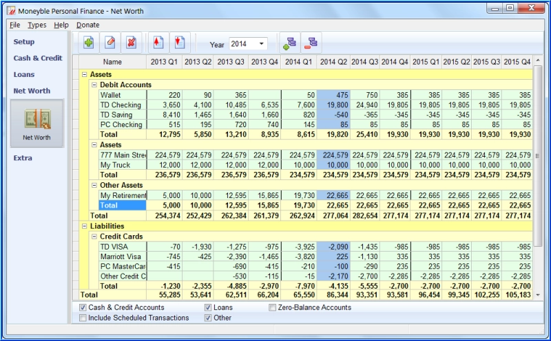 Net Worth Dashboard