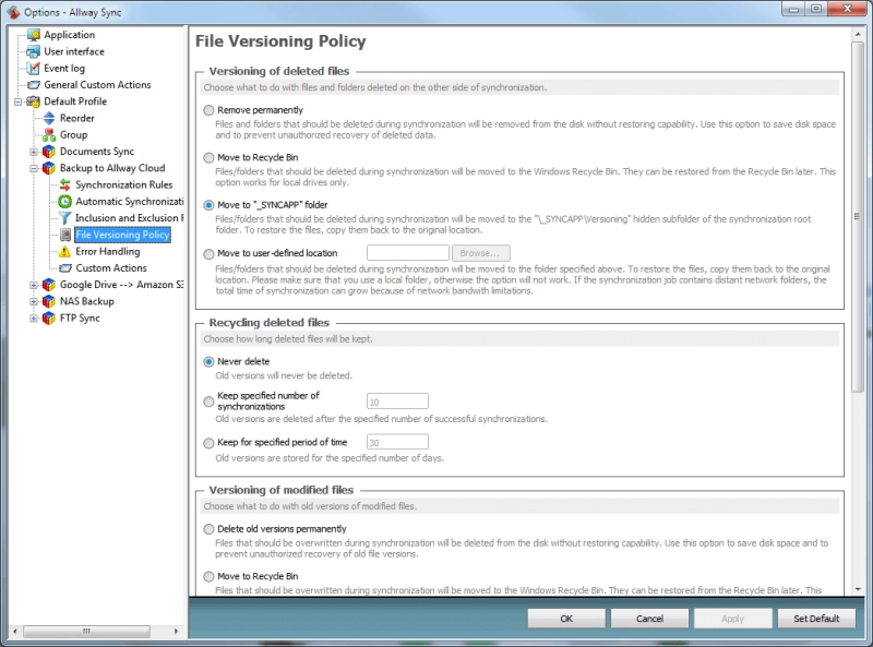 File versioning