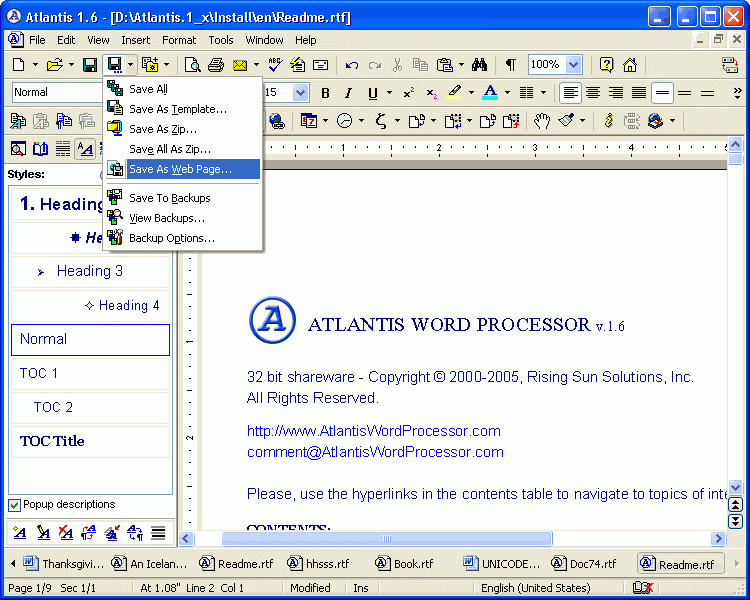 Atlantis Word Processor 4.3.4 for ios download free