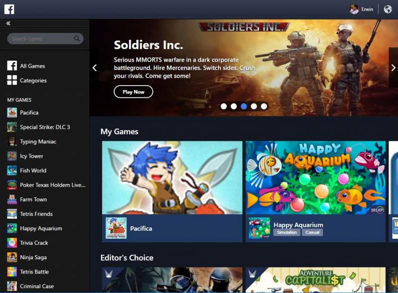 facebook gameroom windows 10 download