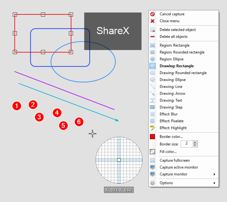 sharex screen recording settings fps
