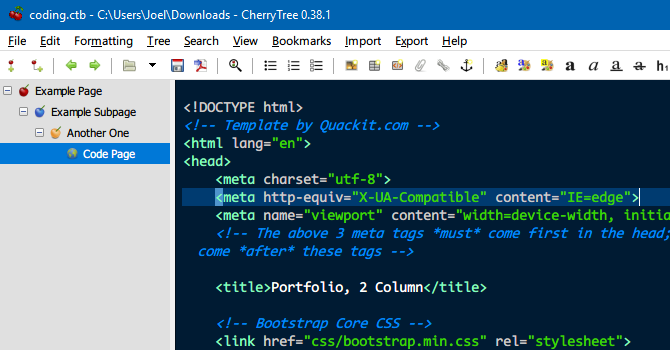 for windows instal CherryTree 1.0.0.0
