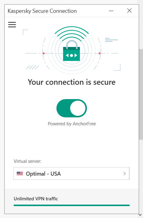 Kaspersky secure connection настройка