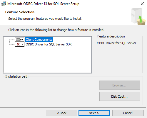 ODBC Driver For SQL Server 18 3 2 1 Miscellaneous Software