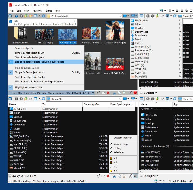 Q-Dir 11.44 for windows download free