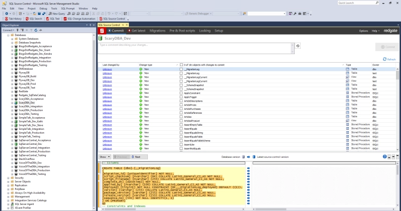 Version control your SQL Server database changes