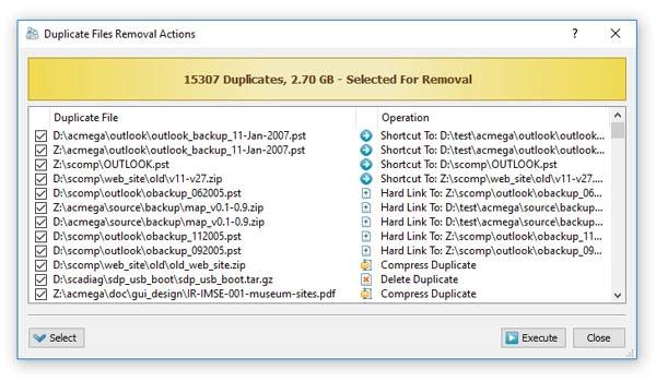 Remove Duplicate Files