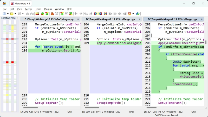 3-way File Comparison